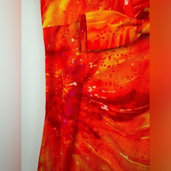 Vintage Mildred’s of Hawaii 60’s Bright Floral Maxi Dress, Estimated Size Small - Picture 2 of 11